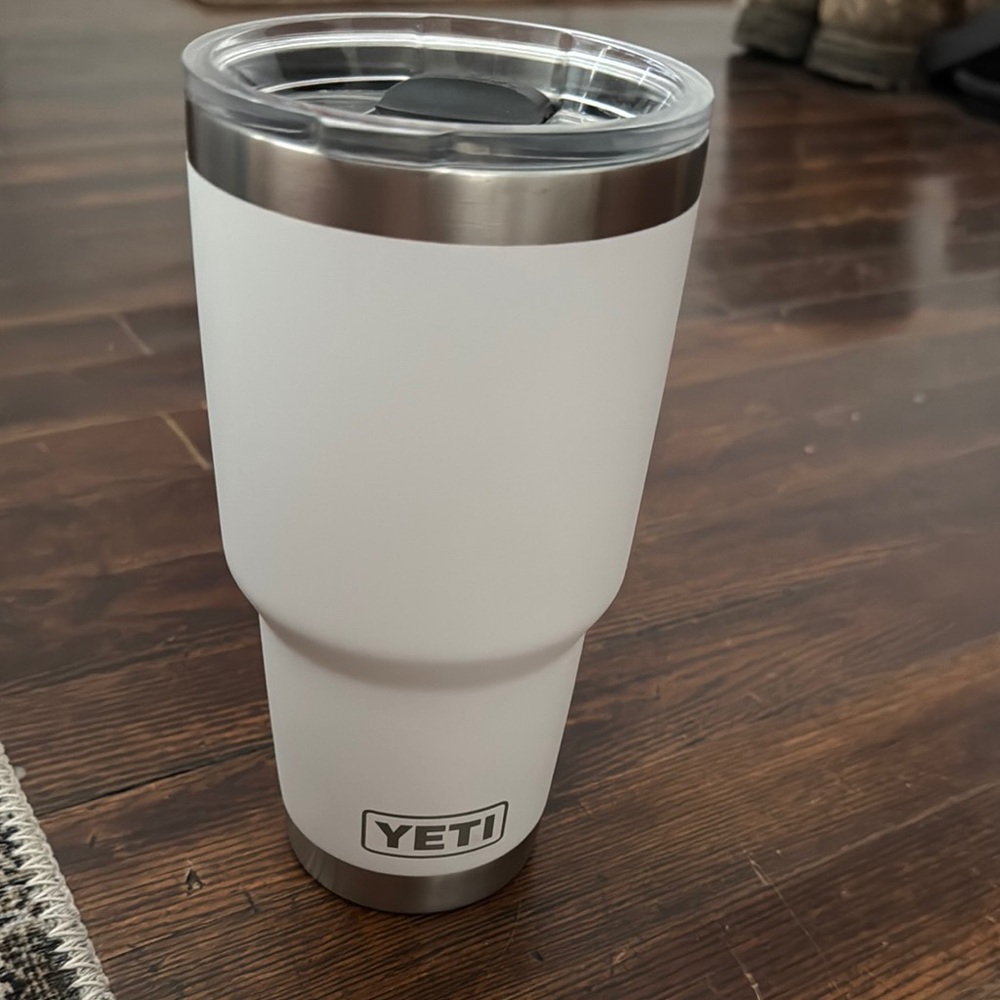 YETI Stainless Steel White Tumbler